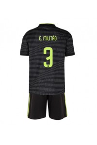 Real Madrid Eder Militao #3 Babyklær Tredje Fotballdrakt til barn 2022-23 Korte ermer (+ Korte bukser)